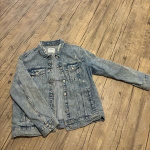 Old navy distressed denim jacket